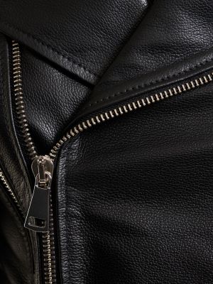 Kožená bunda Manokhi černá