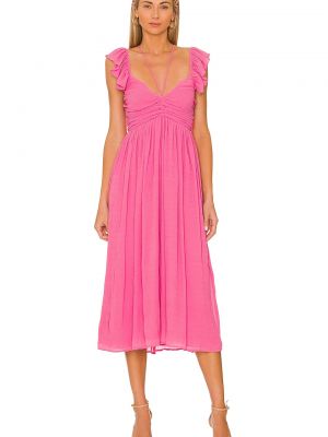 Платье миди Tularosa розовое