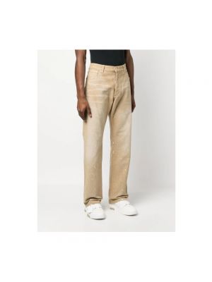 Jeansy relaxed fit Heron Preston brązowe