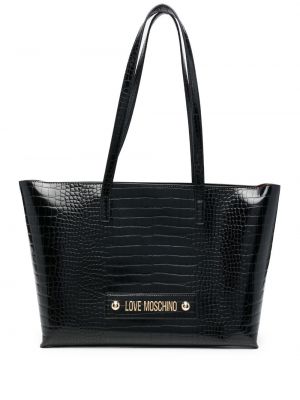 Shoppingbag Love Moschino svart