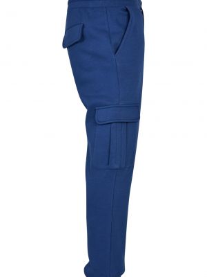Pantaloni sport cu buzunare Urban Classics albastru