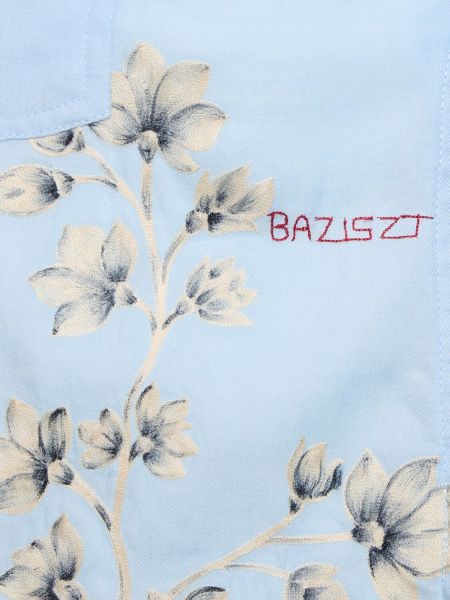 Bombažna srajca s cvetličnim vzorcem Baziszt
