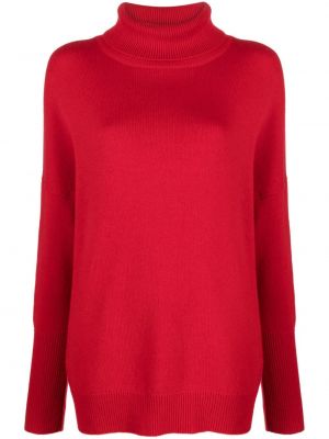 Sweter z kaszmiru relaxed fit Chinti & Parker czerwony