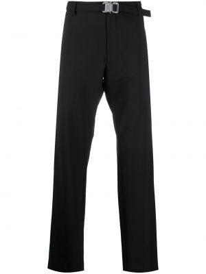 Pantalones rectos de cintura alta 1017 Alyx 9sm negro