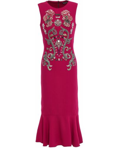 Платье миди из крепа Dolce & Gabbana