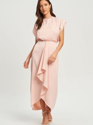 Длинное платье Tussah розовое