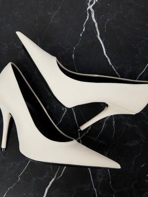 Полуотворени обувки Balenciaga бежово