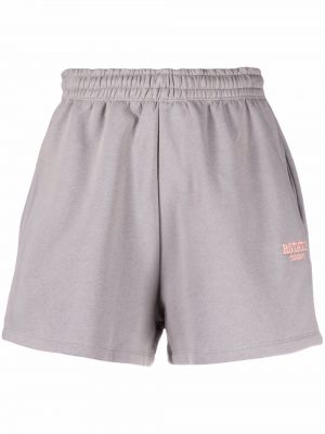 Pantalones cortos con bordado Rotate gris