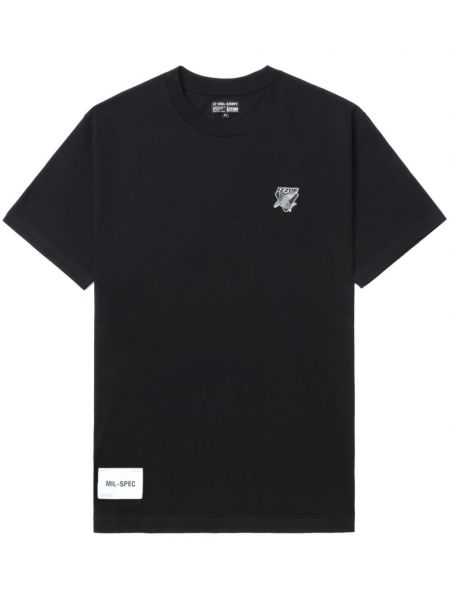 Bavlnené tričko s potlačou Izzue čierna