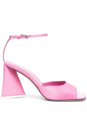 Satin sandale The Attico pink