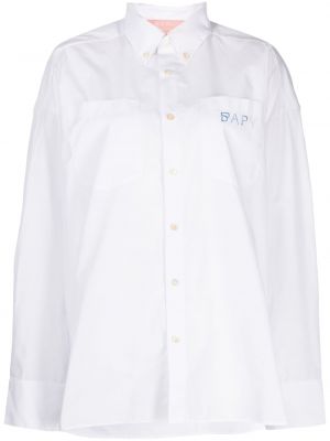 Camicia ricamata Bapy By *a Bathing Ape® bianco
