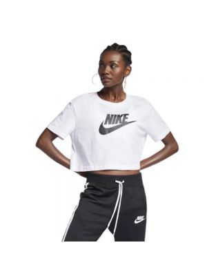 Koszulka bawełniana relaxed fit Nike biała