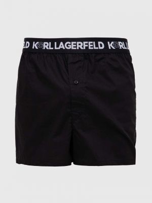 Slipy bawełniane Karl Lagerfeld czarne