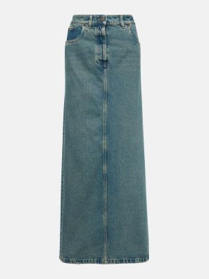 Džínsová sukňa Prada modrá