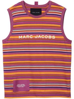 Stripet tank top Marc Jacobs oransje