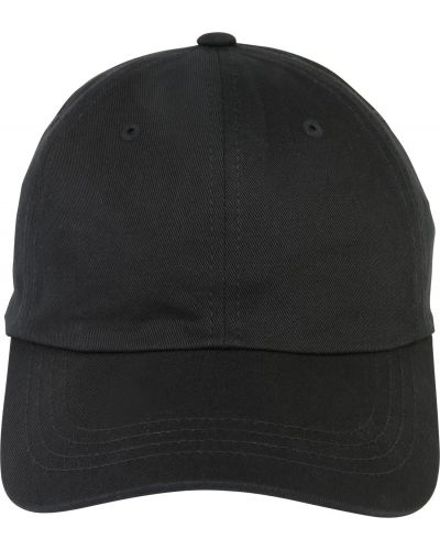 Памучна шапка с козирки Flexfit черно