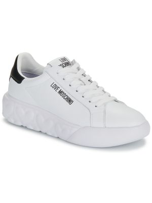 Szív mintás sneakers Love Moschino fehér