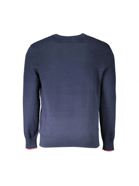 Jersey de algodón de tela jersey Timberland azul