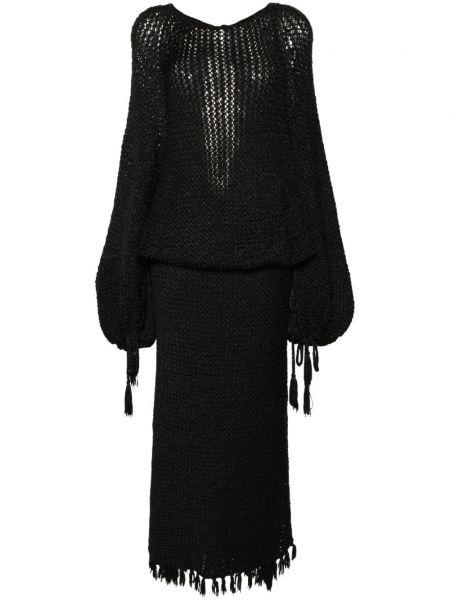 Obleka Khaite črna