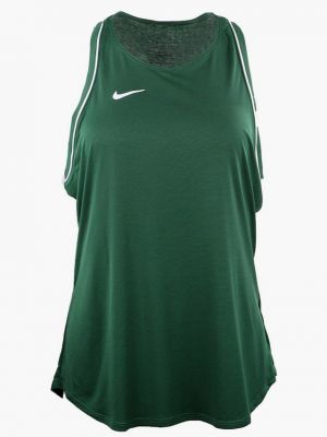 Тенісна майка з вирізом човник Nike зелена