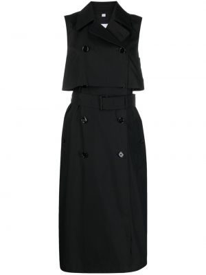 Αμάνικο φόρεμα Burberry μαύρο