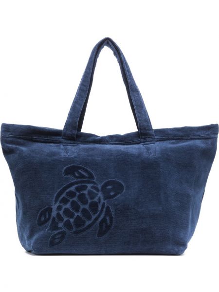 Jacquard shoppingbag Vilebrequin blå