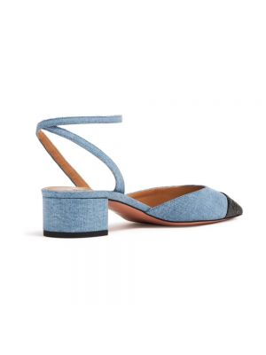 Sandale mit hohem absatz Aquazzura blau