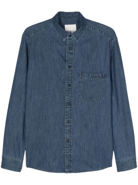 Camicia jeans di cotone Isabel Marant blu