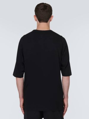 Džersis medvilninis marškinėliai Moncler Genius juoda
