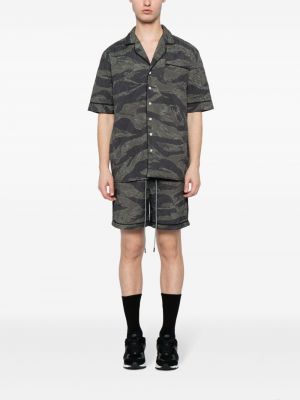 Gesteppte shorts mit camouflage-print Mostly Heard Rarely Seen