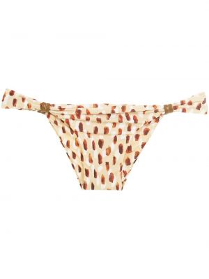 Leopárdmintás bikini nyomtatás Lenny Niemeyer fehér
