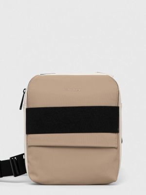 Чанта през рамо Calvin Klein бежово