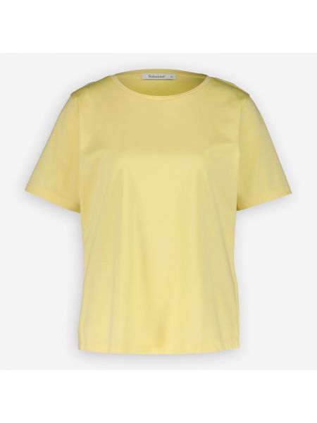 Однотонная футболка Soluzione желтая