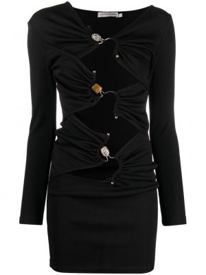 Коктейлна рокля Christopher Esber черно