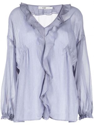 Блуза с волани от креп B+ab