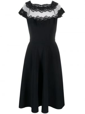 Csipkés mini ruha Chiara Boni La Petite Robe fekete