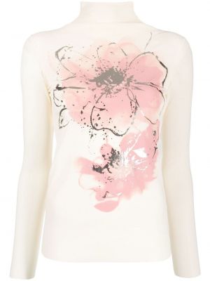 Trykt floral lang topp D.exterior