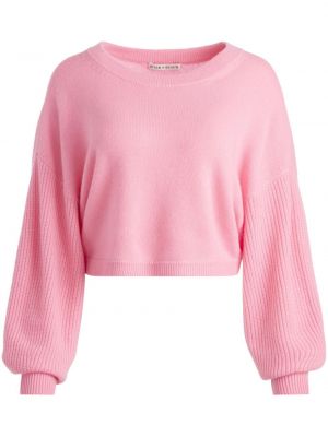 Пуловер Alice + Olivia розово