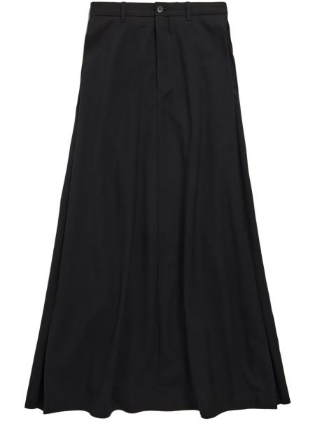 Jupe longue plissé Balenciaga noir