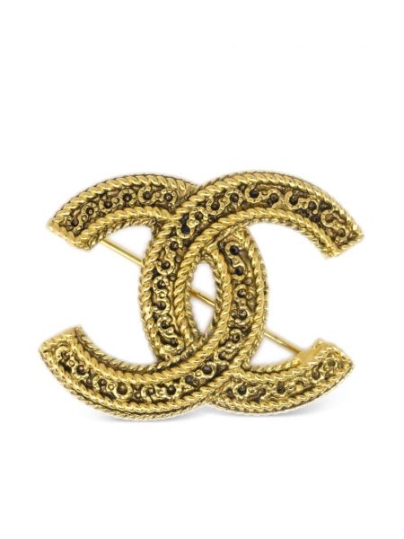 Broszka Chanel Pre-owned złota