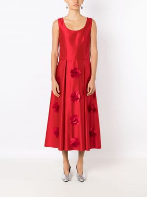 Midi kleita bez piedurknēm Gloria Coelho sarkans