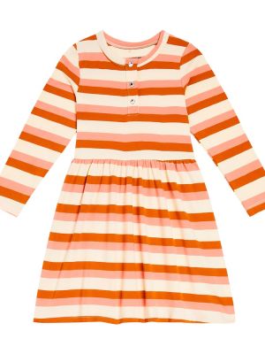 Stripete bomull dress for jenter Mini Rodini