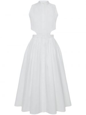 Αμάνικο φόρεμα Alexander Mcqueen λευκό