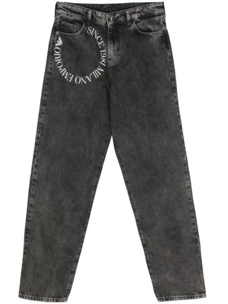 Jeans skinny slim à imprimé Emporio Armani