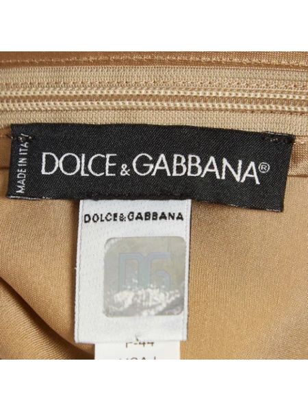 Top de raso Dolce & Gabbana Pre-owned marrón