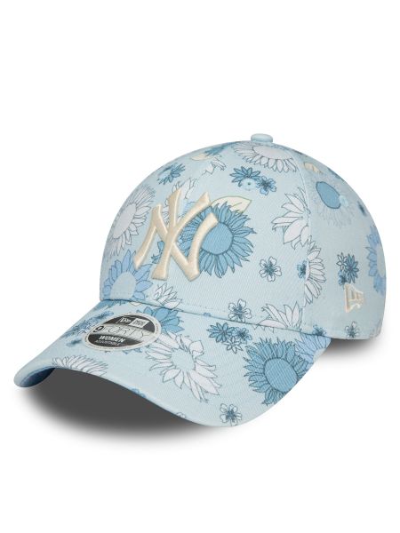 Kapa s šiltom s cvetličnim vzorcem New Era modra