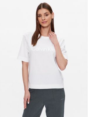 Calvin Klein Performance T-Shirt 00GWS3K128  Relaxed Fit - Bílá