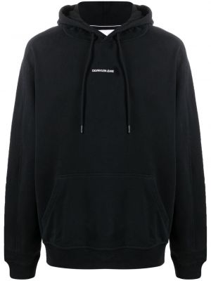 Sudadera con capucha Calvin Klein Jeans negro