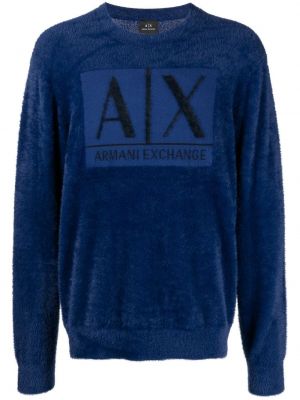 Sweatshirt Armani Exchange blå