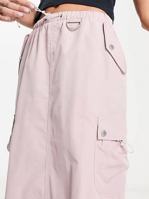 Выцветшая юбка карго с пряжками Emory Park фиолетовая